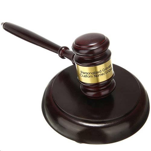 Personalized Gavel Personalized Judge Hammer with Message Custom Judges Gavel and Sound Block for Lawyer, Business, Auction Sale, Gifts for Judge