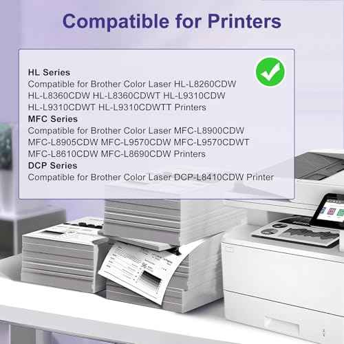 TN436BK TN-436BK Super High Yield Toner Cartridge Replacement for Brother TN436/TN433/TN431, Compatible for Brother HL-L8360CDW/MFC-L8900CDW/MFC-L9570CDW/HL-L8260CDW (2 Pack, Black)