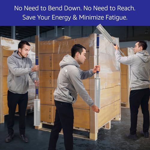 Heavy Duty Stretch Film Dispenser Pole Holder - Extra Long High