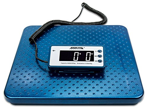 Accuteck 440lb Heavy Duty Digital Shipping Postal Scale with Large Metal Platform