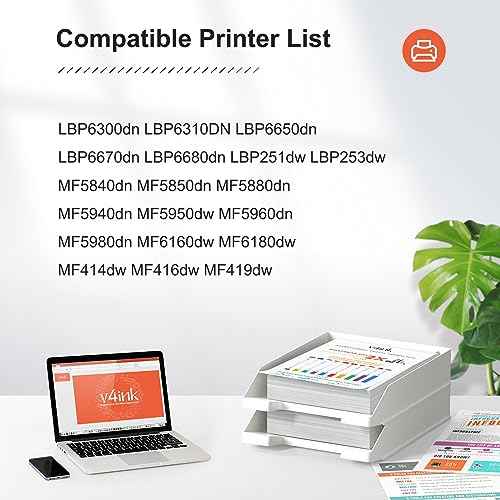 v4ink 2PK Compatible Toner Cartridge Replacement for Canon 119 CRG-119 3479B001AA Toner for Canon ImageClass mf414dw mf416dw mf419dw mf5950dw mf5960dn lbp251dw lbp253dw lbp6670dn Printer