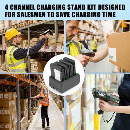 CBQ 4-Slot TC77 Charger Cradle Charging for Zebra Symbol TC70 TC75 TC72 TC77 TC75AH TC75GK TC700H TC700K TC77HL TC720L BT-000318 TC7X-4BTYC,Zebra tc77 Scanner Fast Charging Accessories.