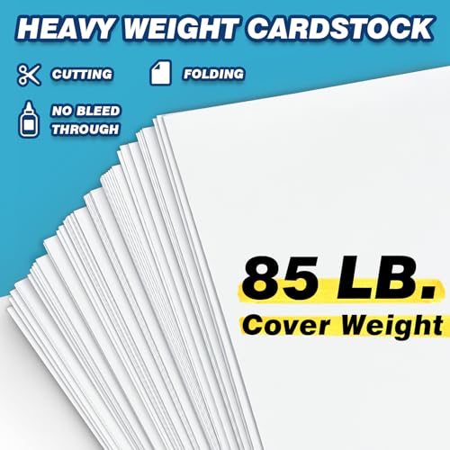 Chell 11" x 14" White Poster Board Heavyweight, for School Craft Project, 85 lb. Cover Weight, 18 Count