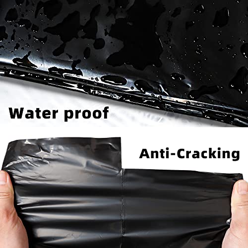 POLYSELLS Black 12x15.5 Inch Poly Mailers - 100 Pack Waterproof, Tear-Resistant Shipping Envelopes with Self-Sealing Closure