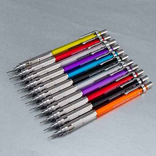 Pentel GraphGear 300 Mechanical Pencil, Box of 12 Pencils, red (0.9mm)