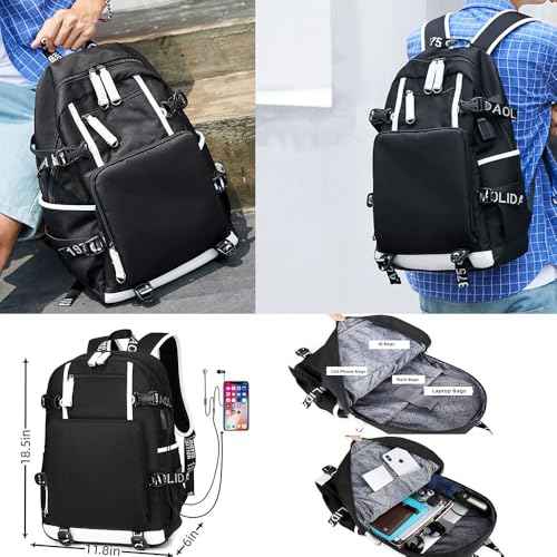 Basketball Player 30 Multifunction Backpack Travel Student Backpack Fans Bookbag For Men Women (1)