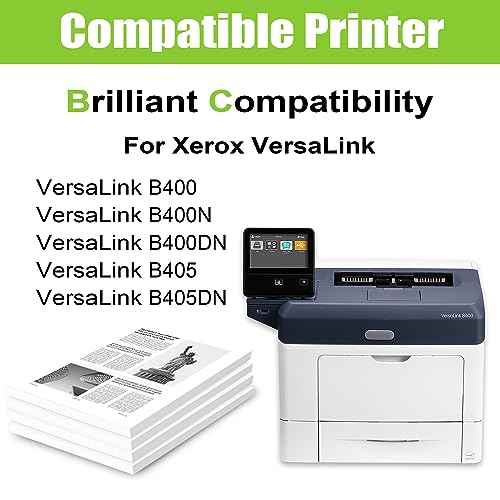 B400 Toner Versalink B400/B405 Toner B400/B405 Toner Cartridge Compatible for Xerox Part#: 106R03584 (24,600 Pages) Replacement for Versalink B405 B405DN B400 B400N B400DN(1 Pack)