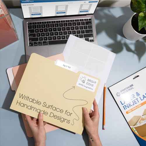 2" X 1" Matte White Printable Labels Compatible with Inkjet and Laser Printers - 500 Sheets, 20000 Total Paper Stickers for UPC and EAN Barcodes, Addresses, Mailing - Spartan Industrial Template R005