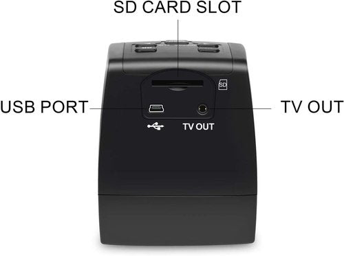 DIGITNOW 22MP All-in-1 Film & Slide Scanner, Converts 35mm 135 110 126 and Super 8 Films/Slides/Negatives to Digital JPG Photos, Built-in 128MB Memory, 2.4 LCD Screen