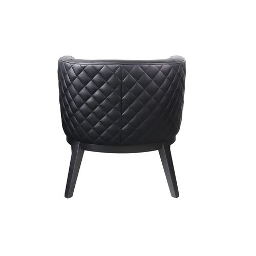 Boss Office Products Black Boss Office Ava Quilted Guest, Accent Or Dining Chair, "29"d x 25.5"w x 28"h" (B529QBK-BK)