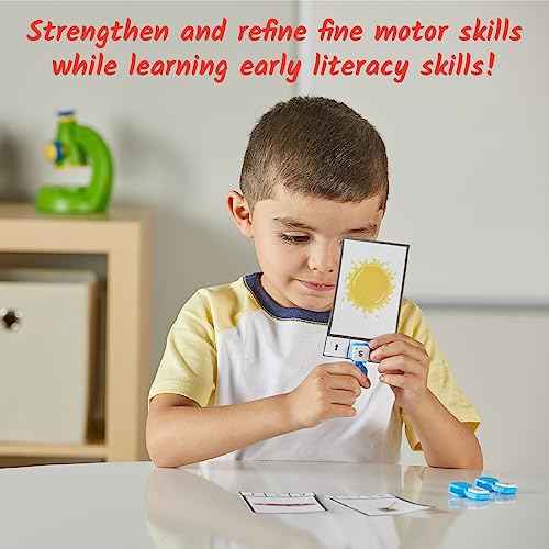 hand2mind Learn My Letters Fine Motor Clips, Kids Clothespin Activities, Letter Practice for Preschoolers, Toddler Alphabet Learning Toys, Pincer Grasp Toys, Fine Motor Toys, Reading Manipulatives