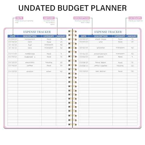 Budget Planner - Monthly Financial Planner Organizer with Expense Budget Book/Expense Tracker Notebook/Accounting Book to Manage Your Money Effectively, Start Anytime, A5(5.8" * 8.2") Pink