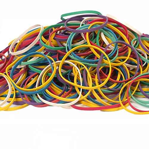 Rubber Bands Ball 2 Pack Size #32 About 300 Pcs Colors Elastic Band For Office School Home Strong Loop Office Supplies