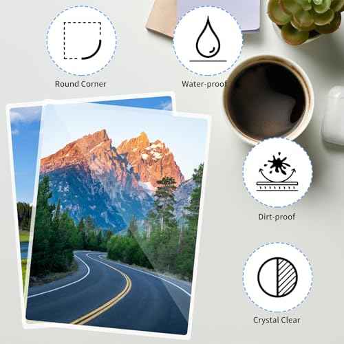 Thermal Laminating Sheets, 9¡± x 11.5¡± Laminating Sheets, 3 Mil Thickness Clear Laminating Pouches, Compatible Thermal Laminators, 500 Packs.