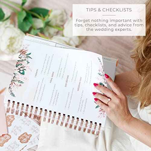 Clever Fox Wedding Planner ? Notebook Organizer for Bride ? Wedding Planning Binder Book with Pockets ? Engagements Gift, 10x11¡È (White)