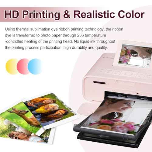 NineLeaf Compatible for Canon Selphy CP1500 CP1300 Ink and Paper KP-108IN KP108 3 Color Ink Cartridges and 108 Sheets 4x6 Photo Paper Glossy for Selphy CP1200 CP1000 CP910 CP900 CP810 Photo Printer