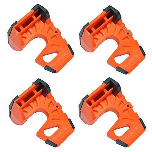 Wedge-It - The Ultimate Door Stop - Orange (4 in quantity)