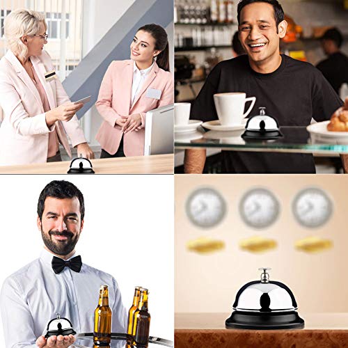 Comtrue Heavy Duty Service Bell - Large Desk Call Button for Reception, Hotels, Restaurants - Variation 1