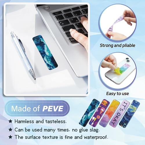 A-Unique Style Sensory Stickers for Anxiety Relief - 48 Pieces with Storage Box