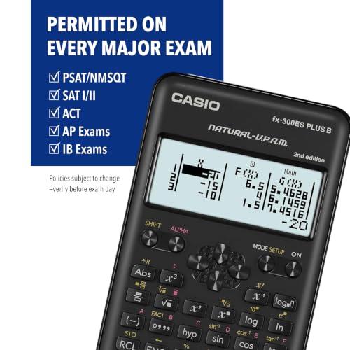 Casio FX-300ESPLSB-WAIT Scientific Calculator with Natural Textbook Display