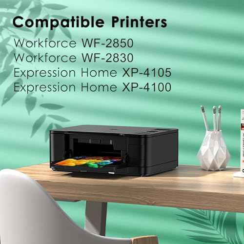 212XL Ink Cartridges Remanufactured for Epson 212 Ink Cartridge 212 XL T212 Works with Expression XP-4100, XP-4105, Workforce WF-2830, WF 2850 Printer (3 Black Cyan Magenta Yellow, 6 Pack)