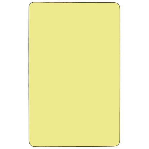 Flash Furniture 24x48 Yellow Activity table, 30.125 x 24 x 48