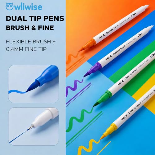 Owliwise Grade 1-5 School Supplies Kit, 87 Pieces Back to School Set for Kids