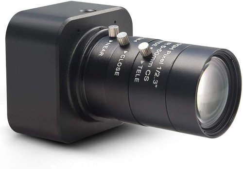 MOKOSE HD Webcam - 3840 x 2160 USB Digital Camera with 5-50mm Telephoto Zoom Lens