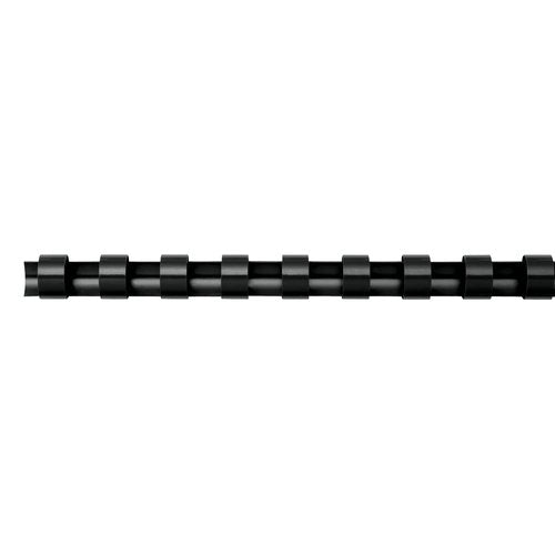 Fellowes Plastic Comb Bindings, 3/4" Diameter, 150 Sheet Capacity, Black (Pack of 100 Combs) | Fellowes Plastic Combs - Round Back, 1/4 Inch, 100 Pack, Black (52366)