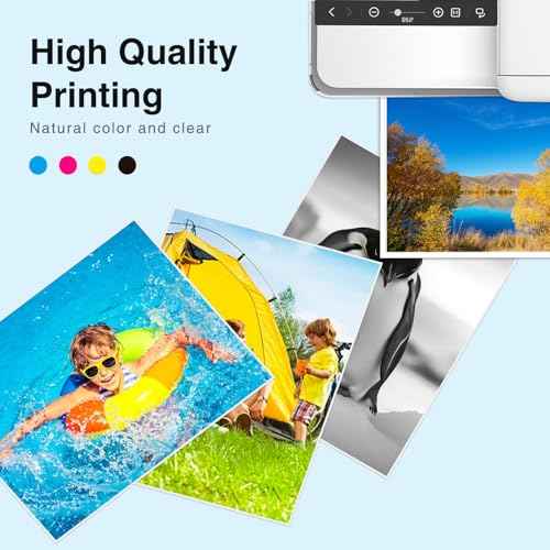 Starink 522 Ink Refill Bottles High Capacity (6 Bottles) Replacements for Epson 522 Ink Refill Bottles Compatible for Epson ET-2800 Ink ET-2400 ET-2803 ET-2720 ET-4700 ET-4810 ET-4800 Printer Ink