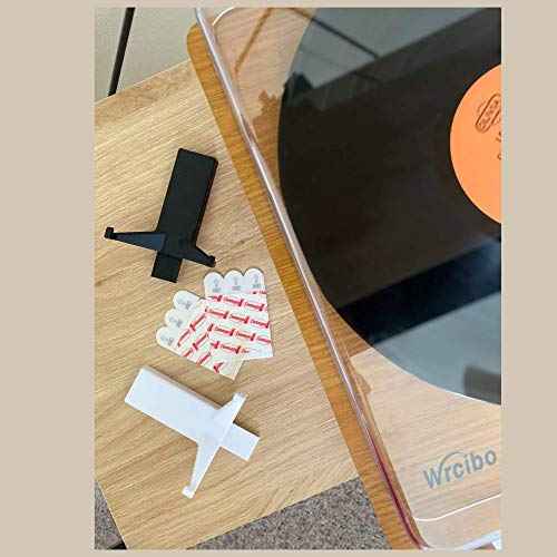 Wall Mount Vinyl Record Display/Shelf [10-PK]- Display Your Albums Without Damaging Your Walls, Perfect for Office, Home, Dorms, and Apartments (Black, 10)
