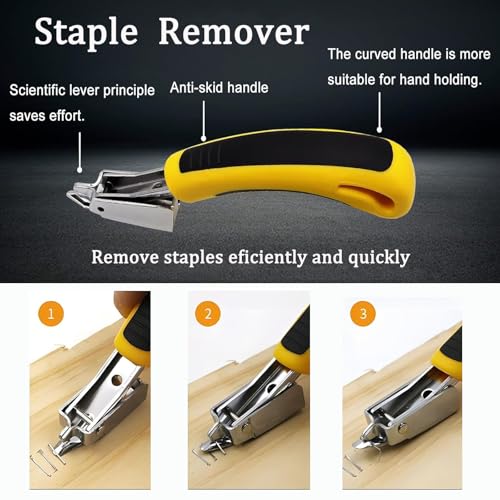 Upholstery Staple & Nail Remover Tool Set — 5 Pcs with Tack Pullers for Furniture & Photo Frames