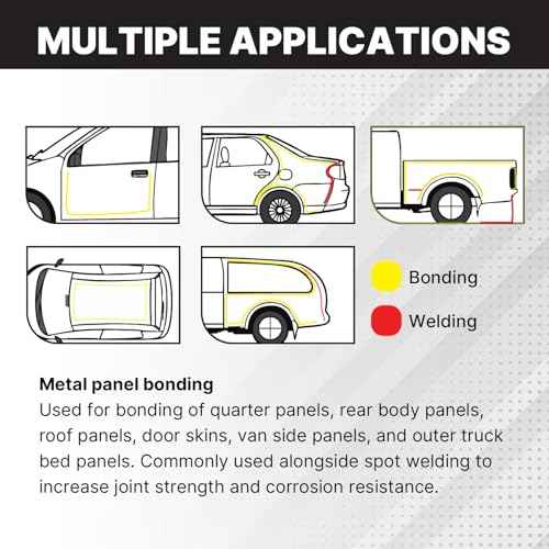 Maxi-Bond Panel Bonding Adhesive MB-835 ? Two-Part Epoxy Adhesive, Non-Sag, High Strength for Metal, Fiberglass, Plastic & Composite Panels ? Includes Mixing Nozzles, 200 mL (6.75 oz)