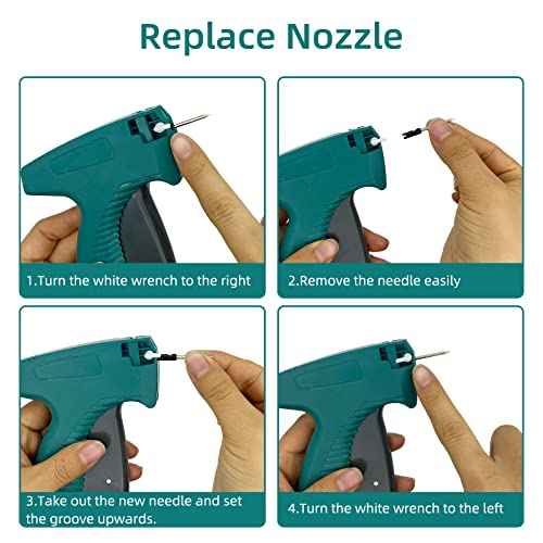 10pcs Standard Tagging Gun Needles, Replacement Needles for Tagging Gun for Clothing, Price Tag Gun Needles, Tag Attacher Guns Needles