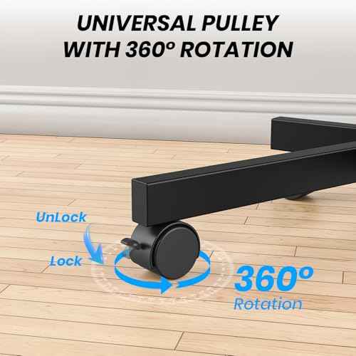 Mobile TV Cart for 23-60 Inch LCD LED OLED Flat Curved Screen TVs - Height Adjustable Rolling Floor Stand with Shelf and Locking Wheels - Up to 88lbs, Max VESA 400x400mm