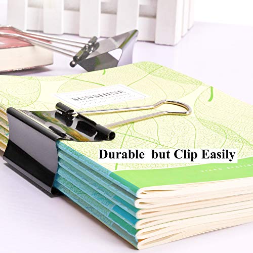 Ufmarine Extra Large Binder Clips 2.4 Inch Length, Jumbo for Office