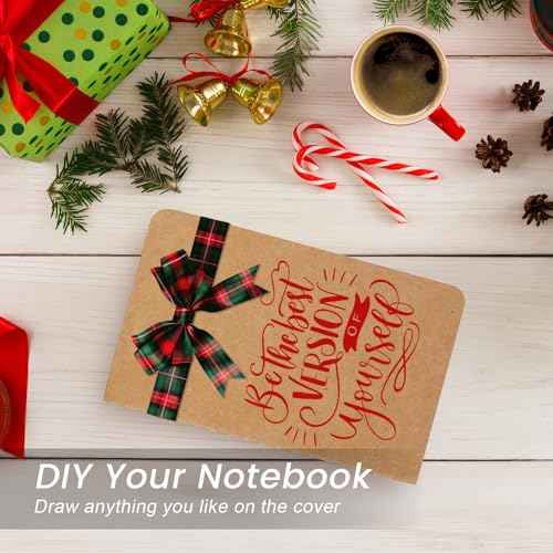Oucaru 32PCS Mini Notebooks Bulk, 3.5" x 5.5", Brown, 60 Pages Lined Paper Small Pocket Notebook Set, Mini Journal Memo Notepads for Kids, Students, Traveler, School Office Supplies