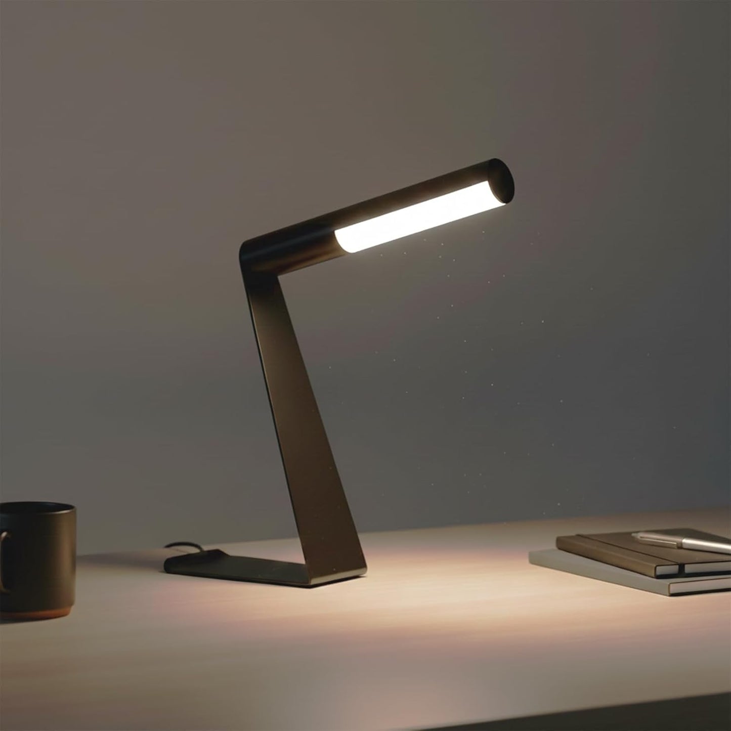 Skiennix Magnetic Portable Desk Lamp - 3-Color Dimmable Rechargeable Mini Table Light for Bedroom & Office