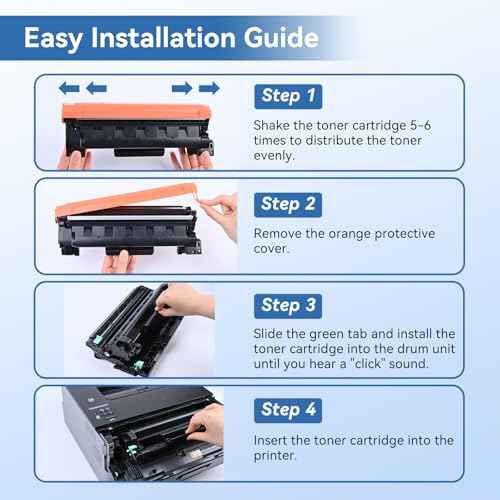 MYTONER Compatible Toner Cartridge Replacement for Brother TN760 TN-760 TN730/760 TN-730 High Yield MFC-L2690DW 2717DW MFC-L2750DW HL-L2350DW MFC-L2710DW HL-L2395DW Printer Black, 4Pack