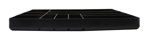 JSP Manufacturing Black Stackable Lightweight 10 Compartment Organizer Tray (2)