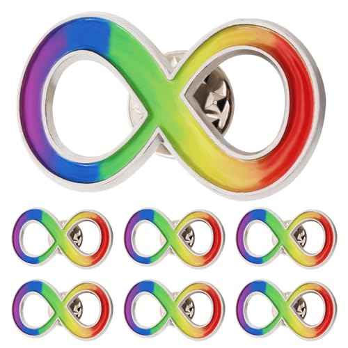 Pack of 50 Autism Infinity Symbol Lapel Pins Bulk Autistic Autism/Asperger¡¯s Spectrum Disorder ASD Support Love Cause Awareness Pins