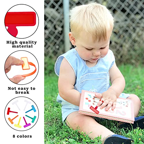Kids Reading Assistance Set – Dyslexia Reading Strips, Finger Rings & Highlighters for Focus