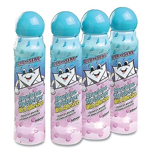 SANPROV Dab 'N Seal Moistener Pens 4-Pack - Quick Envelope & Paper Sealing
