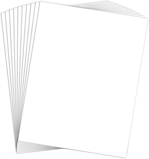Goefun Heavyweight 110lb White Cardstock - 24 Pack, 8.5x11 for Card Making & Office Printing