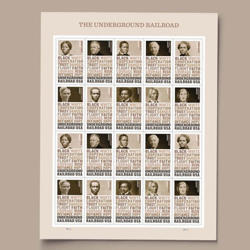 USPS Underground Railroad 2024 Forever Postage Stamps Sheet of 20 - Commemorative Collectible