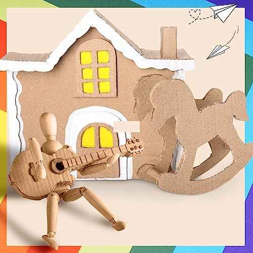 400 Pcs 5 x 7 Inch Corrugated Cardboard Sheets for Mailers 2 mm Thickness Flat Pack Insert Shipping Mail Cardboard Divider Backs and Crafts Arts and Crafts Supplies Dividers DIY Projects