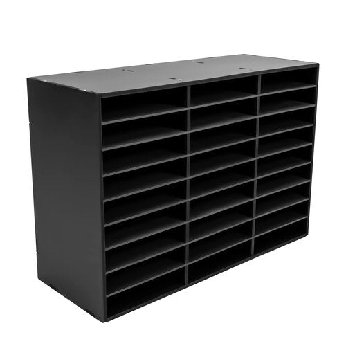 Classroom Mailbox Organizer 27-Slots, Thickened PVC Panel Literature Organizer 110lb Load Capacity, Student Teacher Mailboxes for Classroom Office