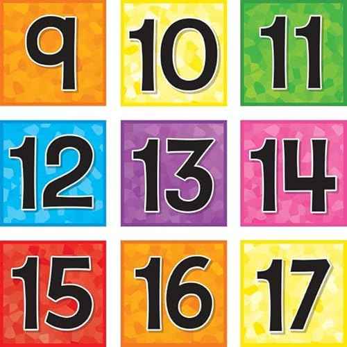 Really Good Stuff EZ Stick Jumbo Number Line - 66 Pieces