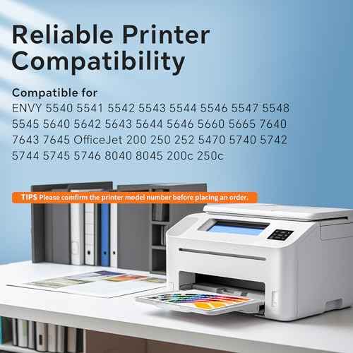 62XL Ink Cartridge, Replacement for Ink 62 62xl Ink Cartridge Combo Pack (1 Black and 1 Color), Compatible for Envy 7640 7645 5660 5665 5642 5540 OfficeJet 8045 8040 5746 5745 250 200 Printer