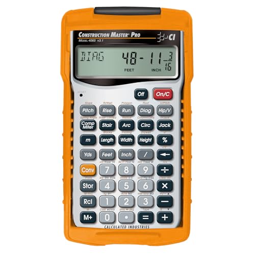 Calculating Industries Construction Master Pro Advanced Construction Math Calculator - Handheld